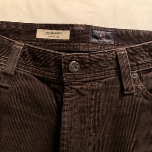 AG “The Graduate” brown corduroy size 33